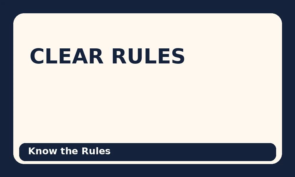 Game rules guide